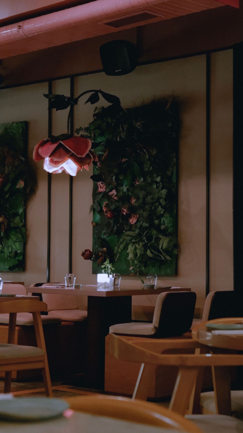 Interior de restaurante elegante
